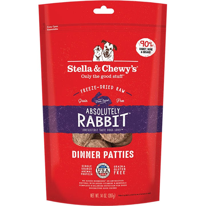Stella & Chewy’s Absolutely Rabbit Dinner Patties 14oz | Follow Your ...